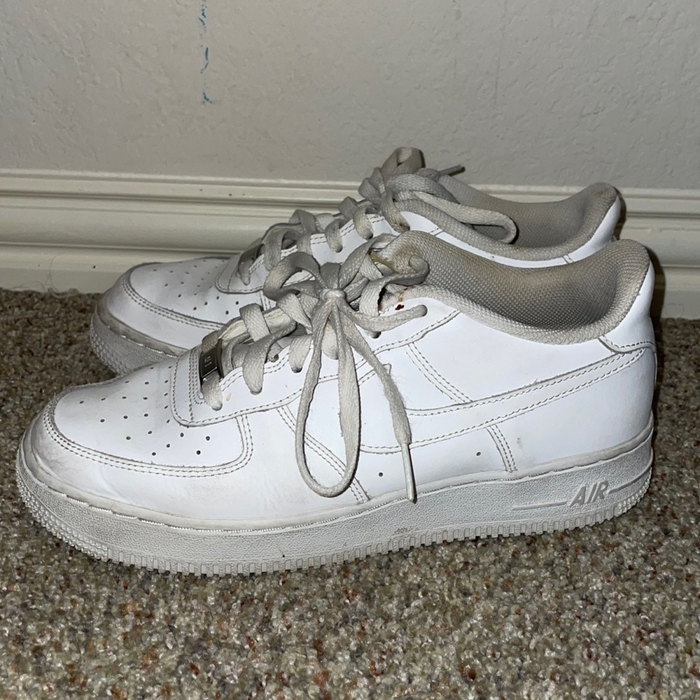 White Nike Air Forces